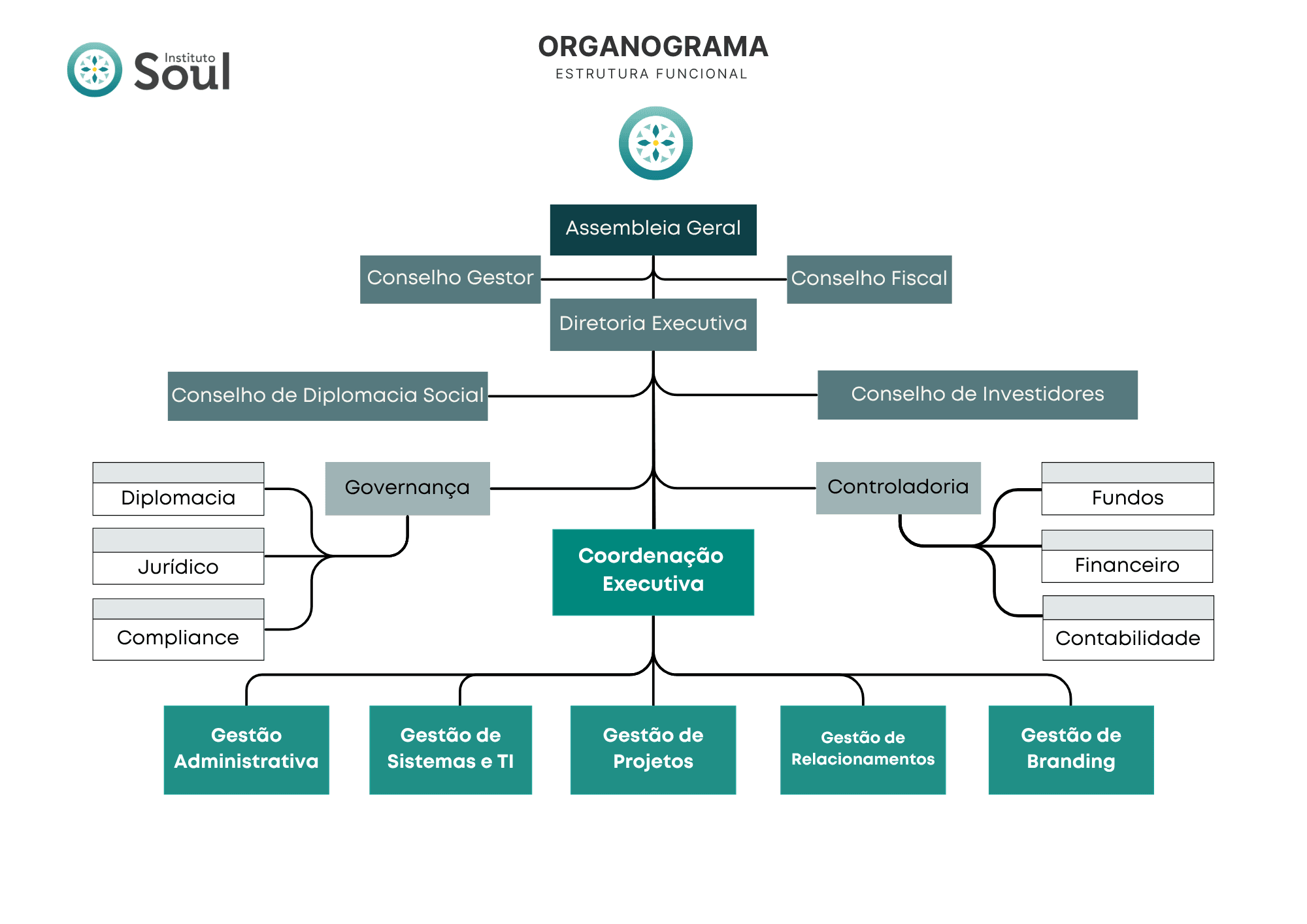 Organograma do Instituto Soul